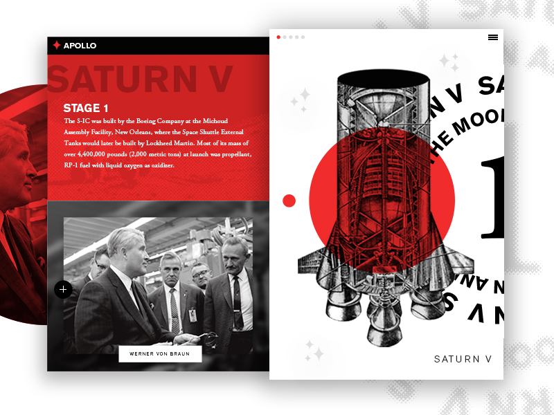 Space Saturn V Wernher von Braun concept