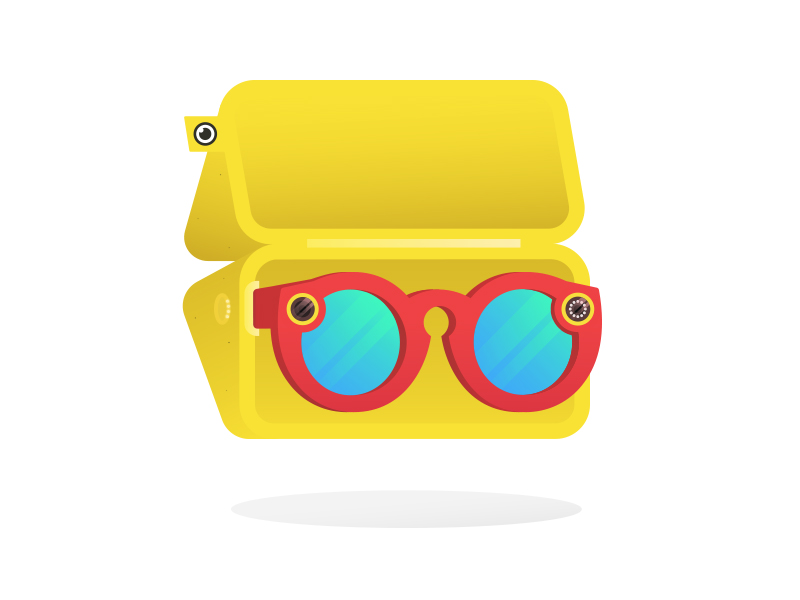 Snapchat spectacles illustration